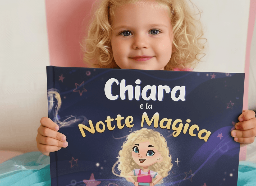 Famiglia con libro Anna